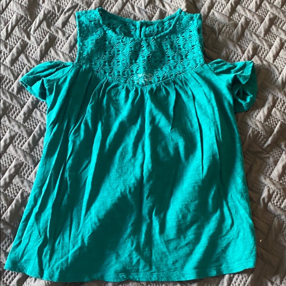 Off the shoulder tank